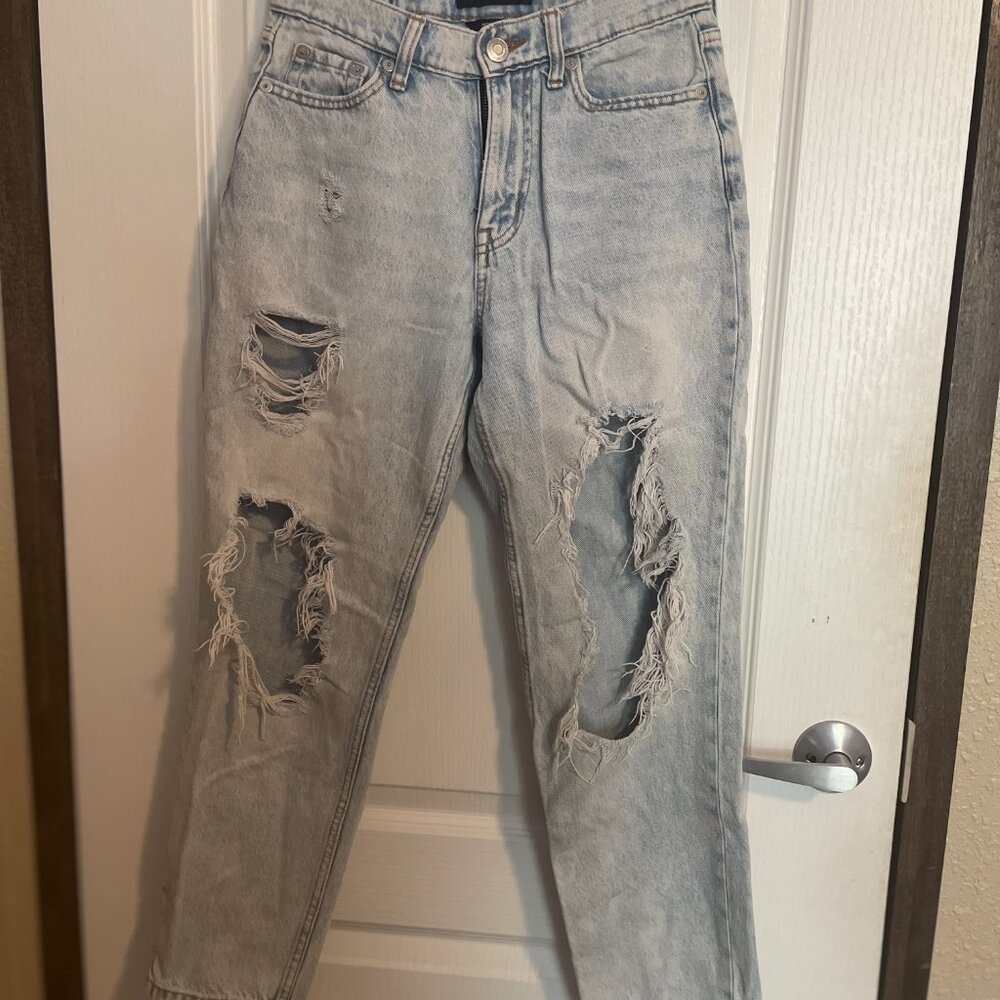 Aeropostale Mom Light Wash Jean Sz 0